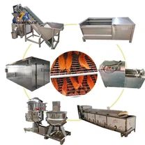 Prozesslinie für trockene Süßkartoffeln